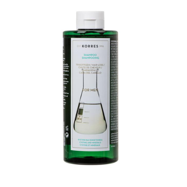 Korres Hair Loss Shampoo for Men with Cystine & Trace Elements  400 ml
