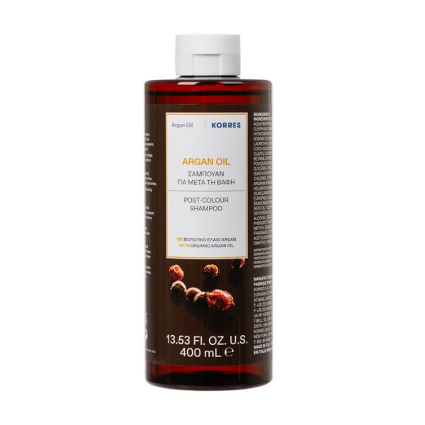 Korres Argan Oil Post-Colour Shampoo  400 ml
