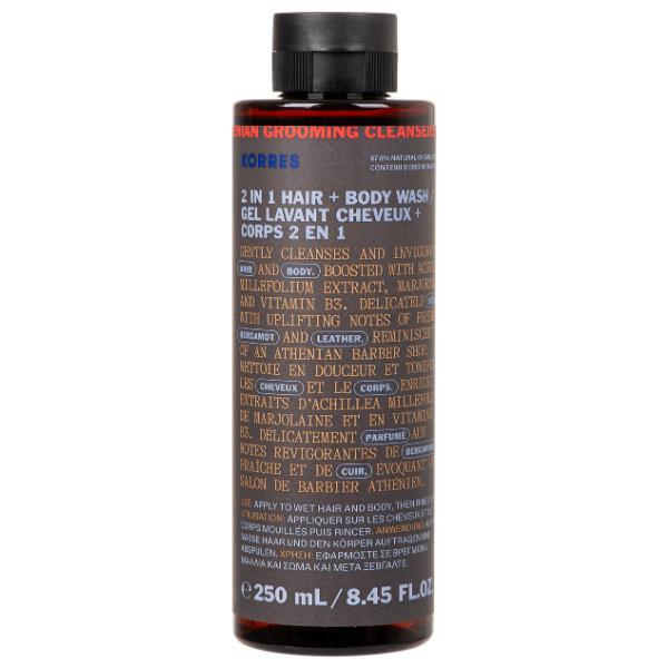 Korres Athenian Grooming 2in1 Hair & Body Wash for Men  250 ml