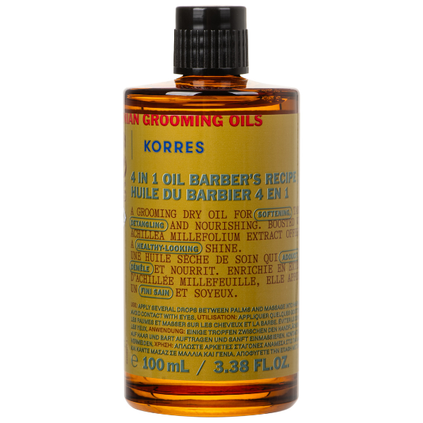 Korres Athenian Grooming 4in1 Oil Barber's Recipe  100 ml