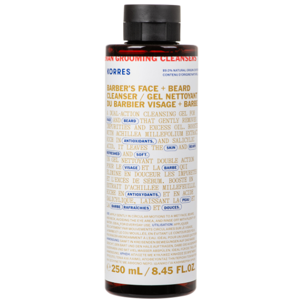 Korres Athenian Grooming Barber's Face & Beard Cleanser  250 ml