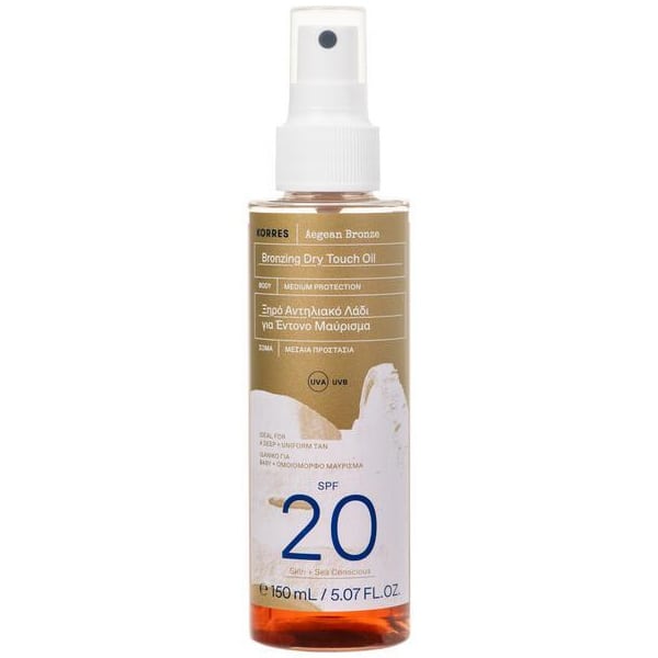 Korres Aegean Bronze Bronzing Dry Touch Oil SPF 20  150 ml