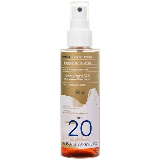 Korres Aegean Bronze Bronzing Dry Touch Oil SPF 20  150 ml