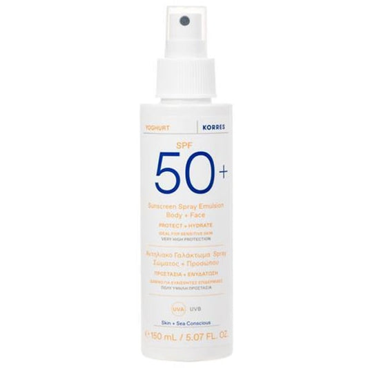 Korres Yoghurt Suncreen Spray Emulsion Body & Face SPF 50+  150 ml