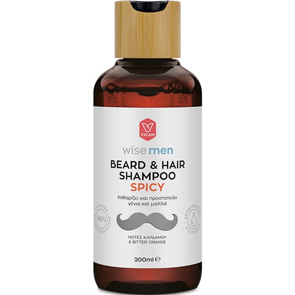 Vican Wise Men Beard & Hair Shampoo Spicy  200 ml