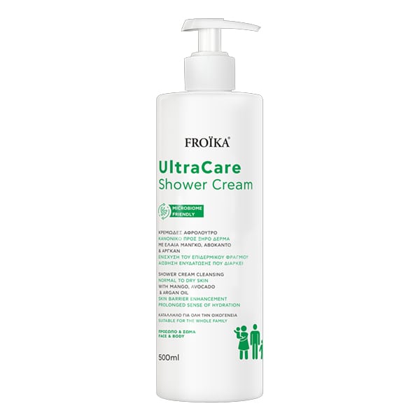 Froika UltraCare Shower Cream Face & Body for Normal to Dry Skin  500 ml
