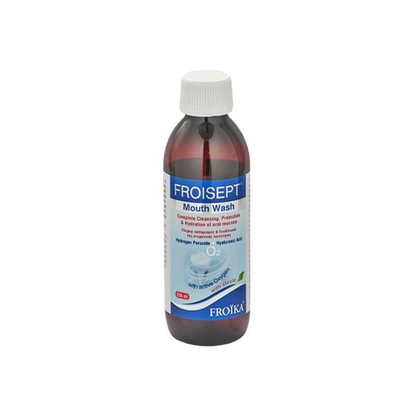 Froika Froisept Mouth Wash Oral Solution with Stevia for Complete Cleaning & Moisturizing of the Oral Cavity  250 ml