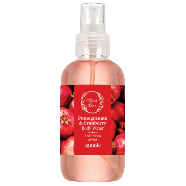 Fresh Line Pomegranate & Cranberry Body Water  150 ml