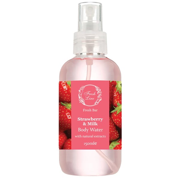 Fresh Line Strawberry & Milk Body Water  150 ml