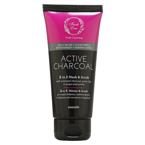 Fresh Line Active Charcoal 2in1 Mask & Scrub  100 ml