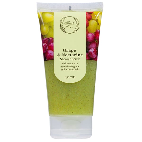 Fresh Line Grape & Nectarine Shower Scrub  150 ml