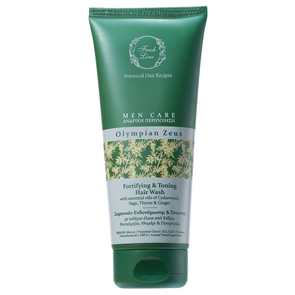 Fresh Line Olympian Zeus Men's Fortifying & Toning Shampoo  200 ml