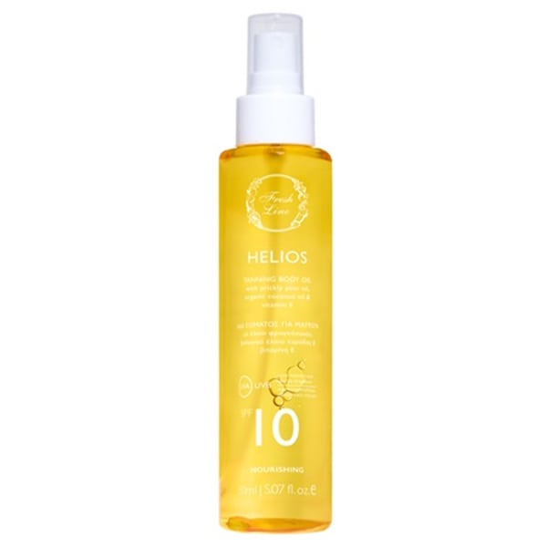 Fresh Line Helios Tanning Body Oil SPF10  150 ml