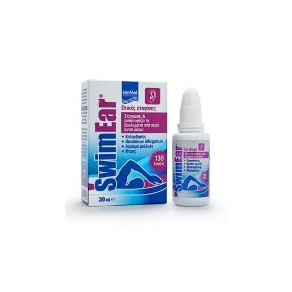Intermed SwimEar Ear Drops for Clogged Ears  30 ml