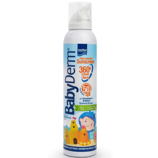 Intermed Babyderm Sunscreen 360° Cream Spray for Kids SPF50+  200 ml