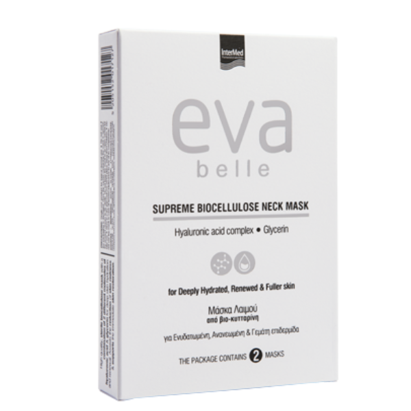 Intermed Eva Belle Supreme Biocellulose Neck Mask  2x15ml