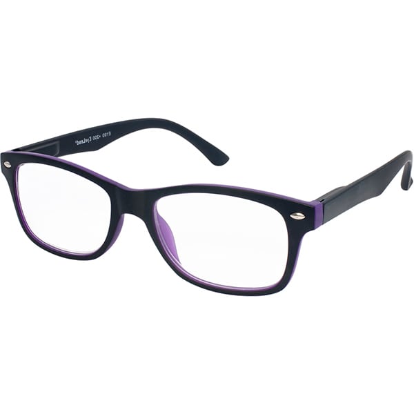 Eyelead E193 Presbyopia Glasses Black / Purple +1.50  1 copë - 002 E zezë