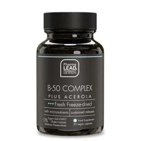 Pharmalead Black Range B-50 Complex Plus Acerola  30 kapsula vegjetariane