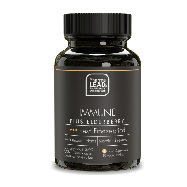 Pharmalead Black Range Immune Plus Elderberry  30 tableta vegjetariane
