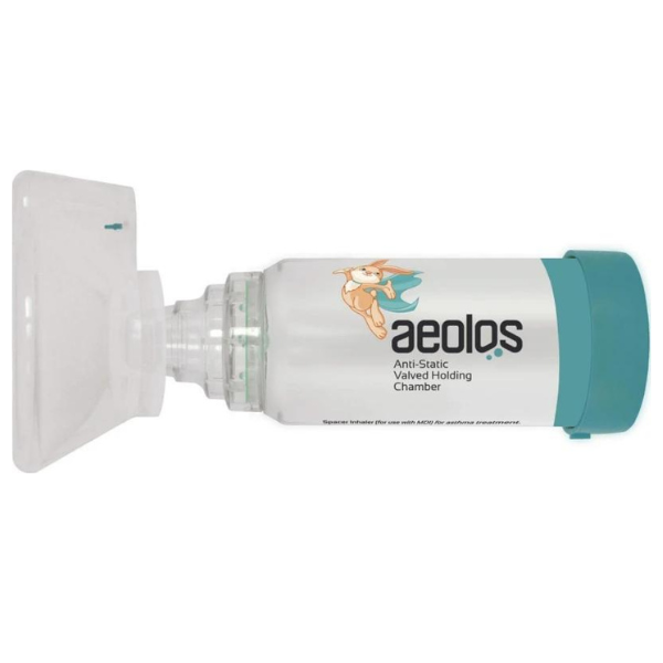 Aeolos Anti-Static Valved Holding Chamber Infants 0-18m  1 copë