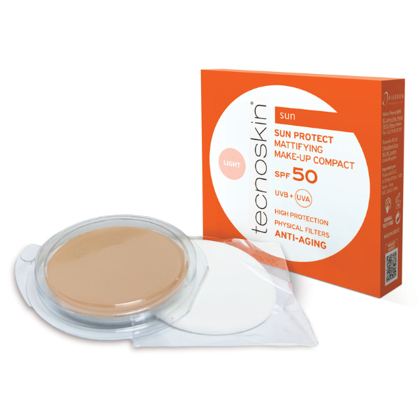 Tecnoskin Sun Protect Mattifying Make-Up Compact SPF50 Refill  10g - E LEHTË