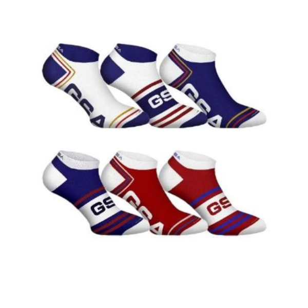 GSA Organic Plus[+] Boys’ Ultralight Low Cut Sustainable Socks  Pako me 6 copë - 50 copë shumëngjyrëshe