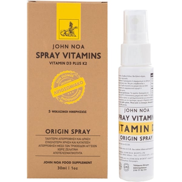 John Noa Origin Spray Vitamin D3 Plus K2  30 ml