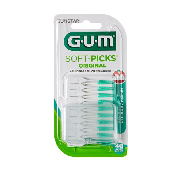 Gum Soft Picks Regular/Medium with Fluoride  40 copë
