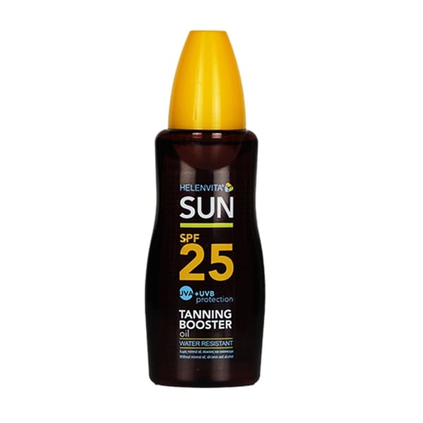 Helenvita Sun Tanning Booster Oil Spf25  200 ml