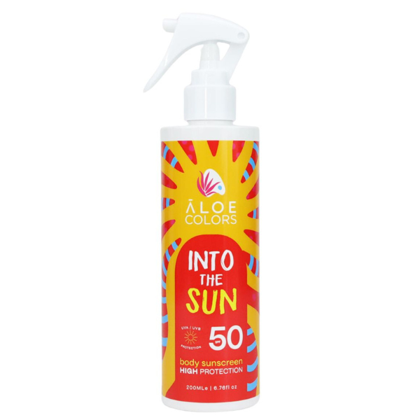 Aloe Colors Into The Sun Body Sunscreen SPF50  200 ml