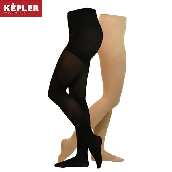 Powerpharm Kepler Graduated Compression Orthopedic Tights (40DEN | Class 1, 8-11mmHg)  1 copë - 002 E zezë