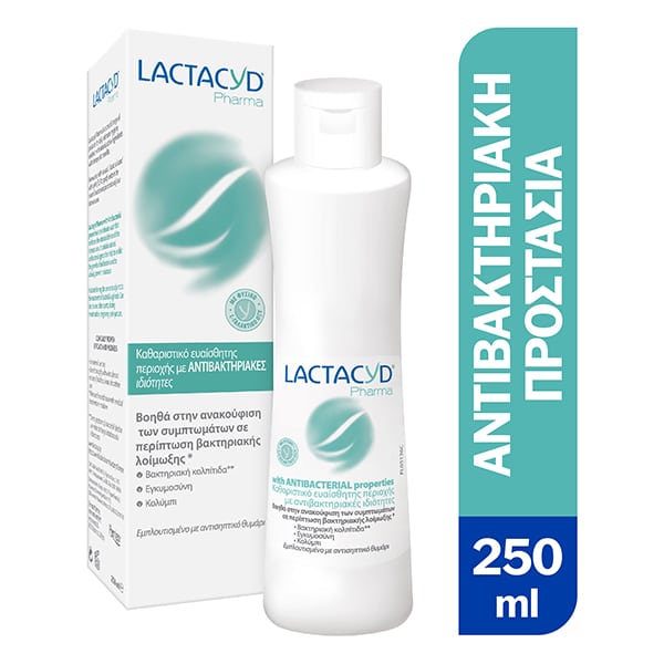 Lactacyd Pharma Intimate Wash with Antibacterials  250 ml