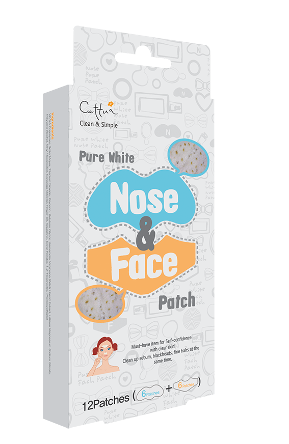 Cettua Clean & Simple Pure White Nose & Face Patch  12 copë