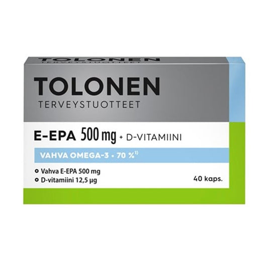 Tri Tolonen E-EPA 500mg & D-Vitamin  40 kapsula