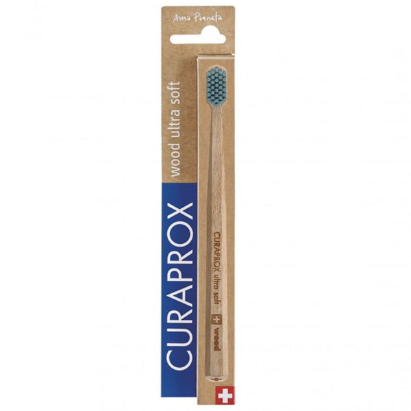 Curaprox Ama Pianeta Wood Ultra Soft  1 copë - blu