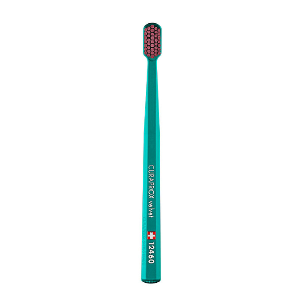 Curaprox Velvet 12460 Ultra Soft Toothbrush  1 copë - Pllakë e Gjelbër