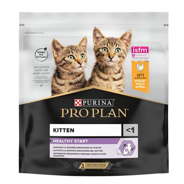 Purina Pro Plan Kitten Healthy Start Dry Food with Chicken  400g
