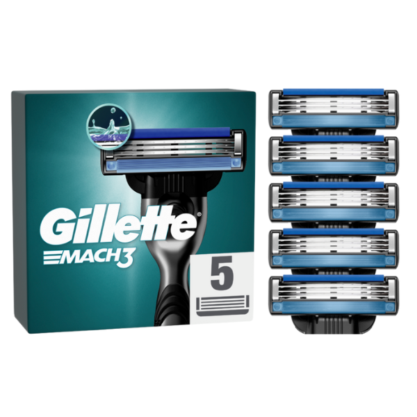 Gillette Mach3 Razor Blade Refills  5 copë