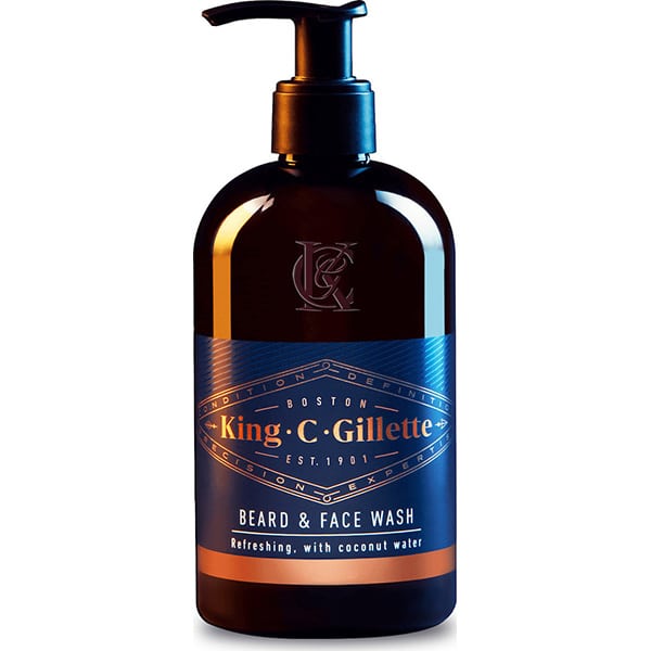Gillette King C Beard & Face Wash Gel  350 ml