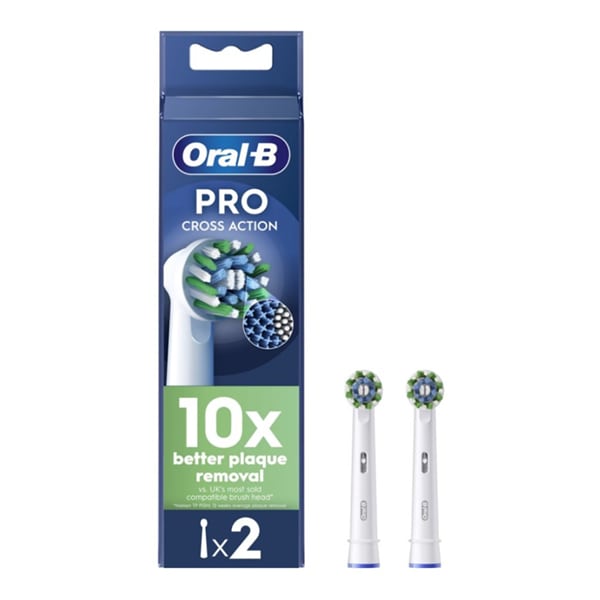 Oral-B Pro CrossAction Replacement Electric Toothbrush Heads  2 copë