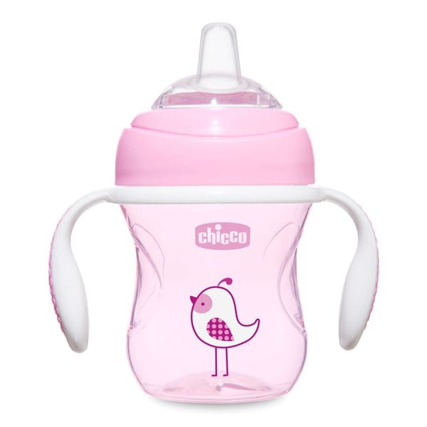 Chicco Silicone Spout Transition Cup 4m+  200ml - Zog Rozë