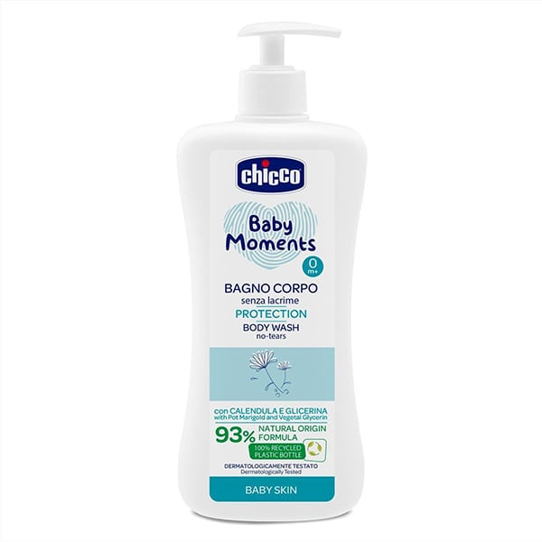 Chicco Baby Moments Protection Body Wash No Tears 0m+  500 ml