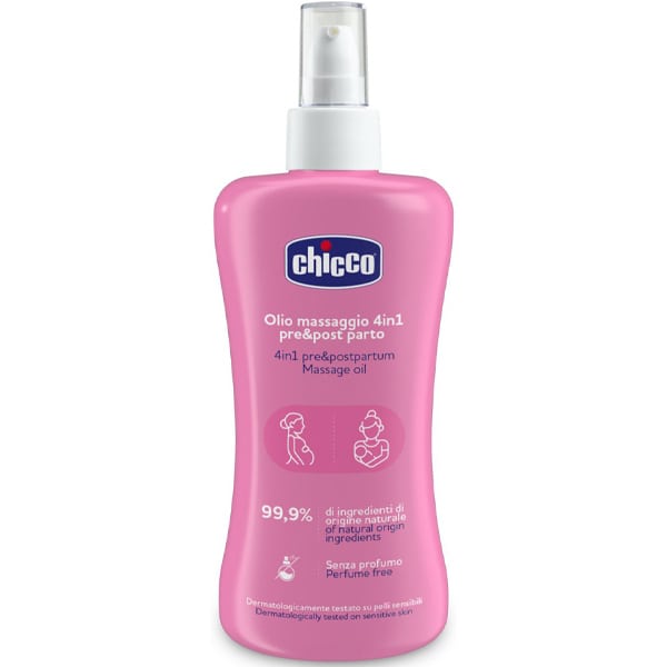 Chicco 4in1 Massage Oil for Pre & Postpartum  200 ml