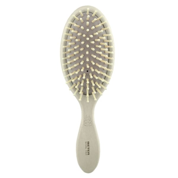 Beter Natural Fiber Pneumatic Brush Wooden Bristles (03.301)  1 copë - Bezhë