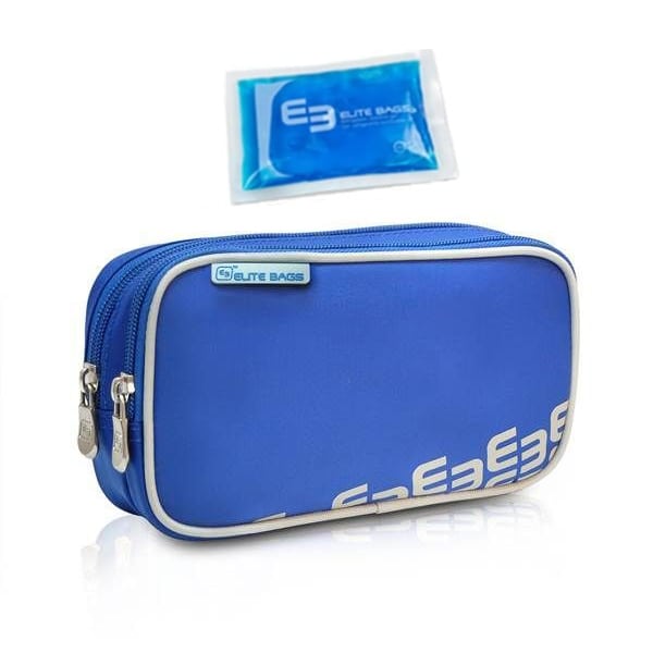 Elite Bags Diabetic Toiletry Bag Isothermal Medical Diabetic Kit  1 copë - blu