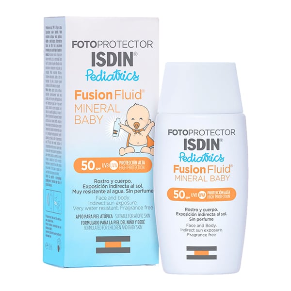 ISDIN Fotoprotector Pediatrics Fusion Fluid Mineral Baby SPF50 6m+  50 ml