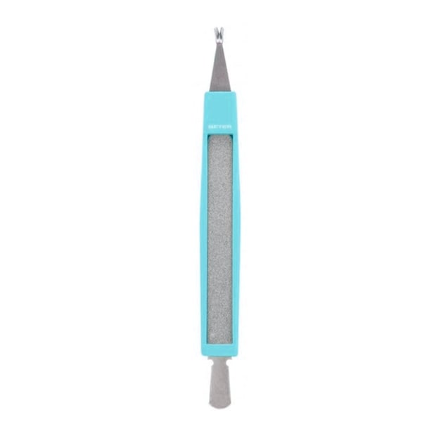 Beter Cuticle Cutter with Cuticle Pusher & File (24.018)  1 copë - Blu e çelët