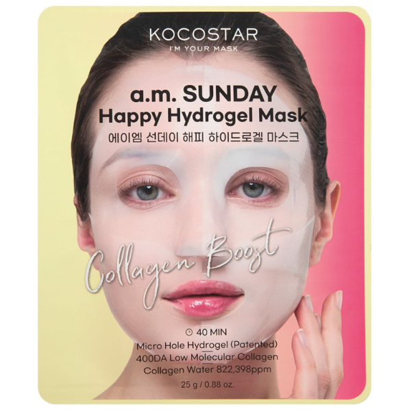 Kocostar a.m. Sunday Happy Hydrogel Mask  25g
