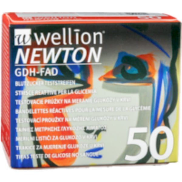Wellion Newton GDH-FAD Blood Glucose Strips  50 copë