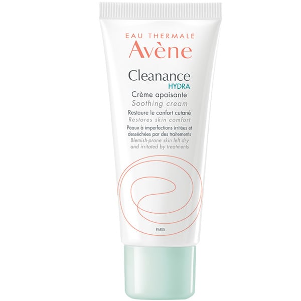 Avene Cleanance Hydra Soothing Cream for Blemish-Prone Skin Left Dry & Irritated by Treatments  40 ml